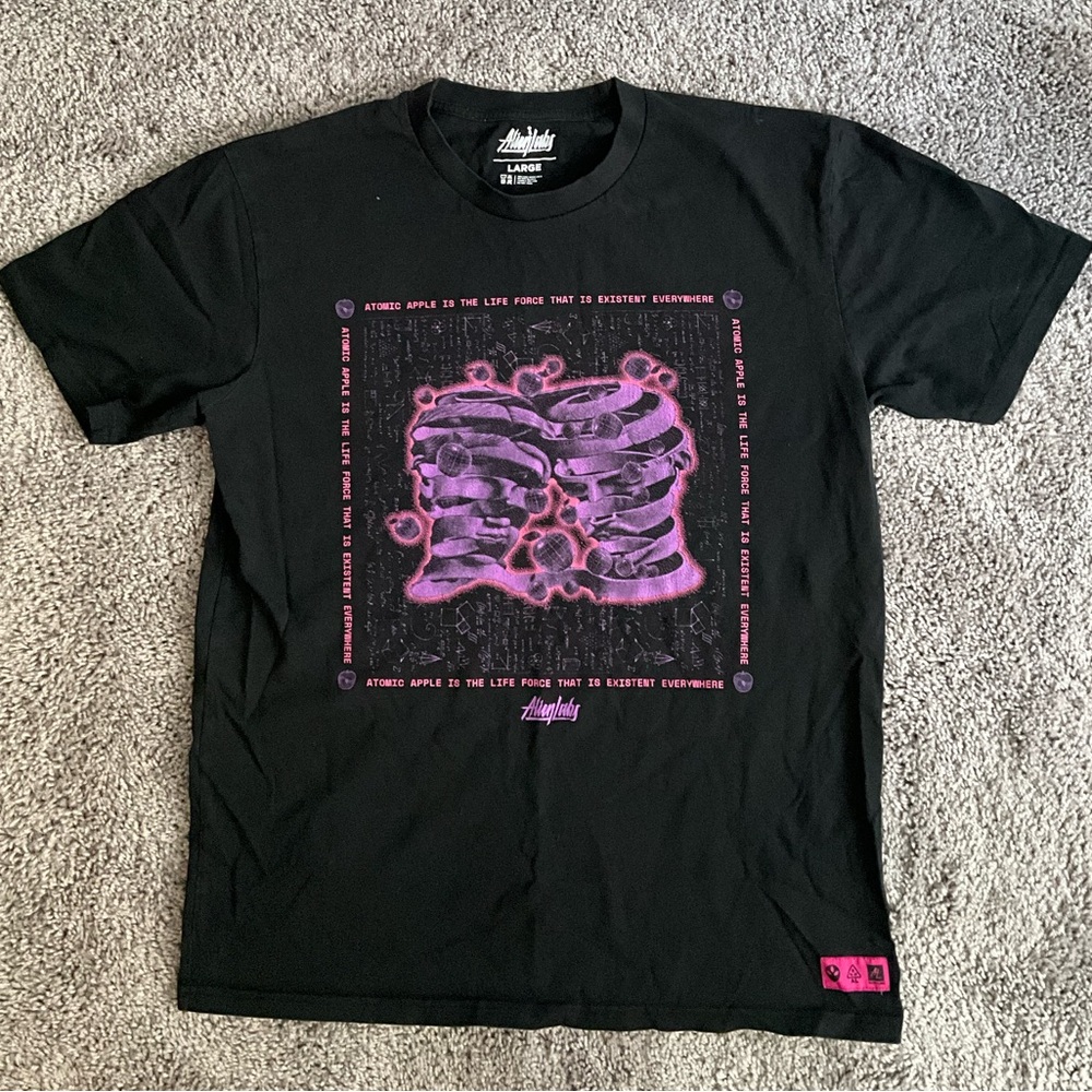 Black and Purple Graphic Tee